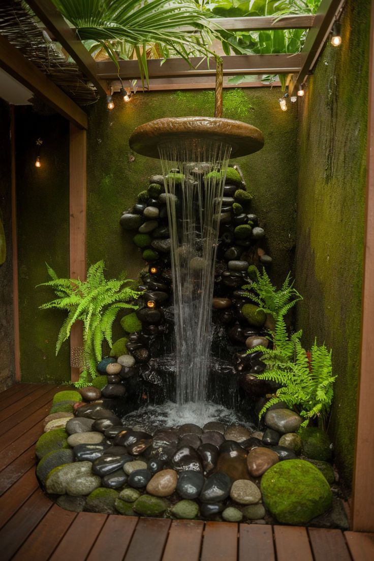 Minimalist TV wall with clean lines